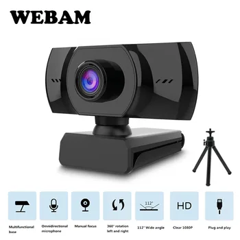 Webcam HD 1080P Fixed Focus USB Web Camera with Microphone Light Tripod for Live Broadcast Video Calling Conference Work New
Webcam HD 1080P Fixed Focus USB Web Camera with Microphone Light Tripod for Live Broadcast Video Calling Conference Work New