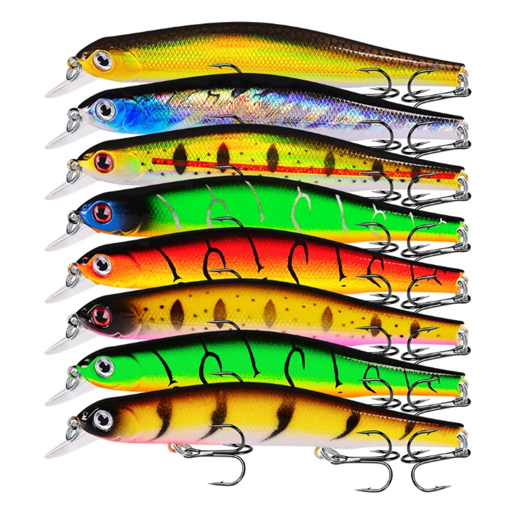 8pcs/lot Minnow Fishing Lures 12.5cm 17g Floating Wobblers Artificial Bait Bass Pike Jerkbait Pesca Far-casting Magnet System
8pcs/lot Minnow Fishing Lures 12.5cm 17g Floating Wobblers Artificial Bait Bass Pike Jerkbait Pesca Far-casting Magnet System
