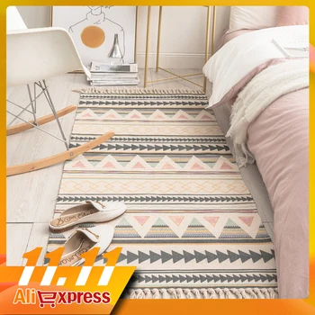 Morocco Cotton Hand Woven Printed Area Rugs Tufted Tassels Throw Rug Machine Washable Bath Mat Doormat Carpet Tapete Para Sala
Morocco Cotton Hand Woven Printed Area Rugs Tufted Tassels Throw Rug Machine Washable Bath Mat Doormat Carpet Tapete Para Sala