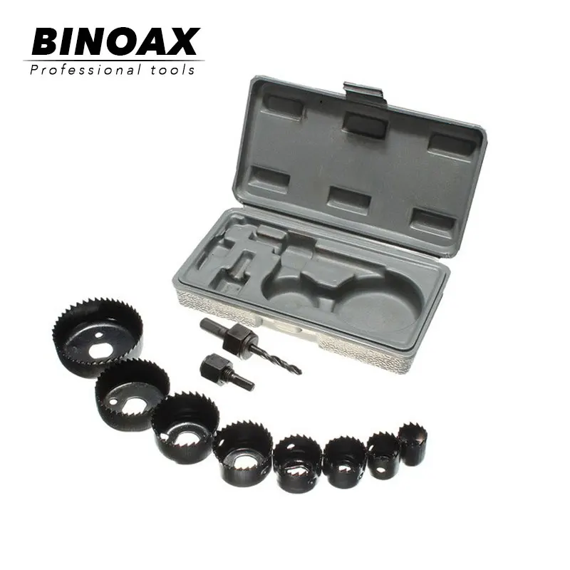 BINOAX 11pcs DIY Hole Saw Bit Kit Set 3/4" to 2 1/2" 19-64mm Wood Sheet Metal Drill Bits Wood Thin Metal Sheet Thin Alloys #ND
BINOAX 11pcs DIY Hole Saw Bit Kit Set 3/4" to 2 1/2" 19-64mm Wood Sheet Metal Drill Bits Wood Thin Metal Sheet Thin Alloys #ND