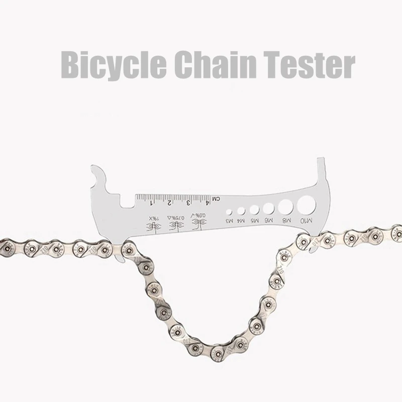 1Pc Bike Chain Wear Indicator Mountain Road MTB Bicycle Checker Kits Multi-Functional Accessories Repair Tool
1Pc Bike Chain Wear Indicator Mountain Road MTB Bicycle Checker Kits Multi-Functional Accessories Repair Tool