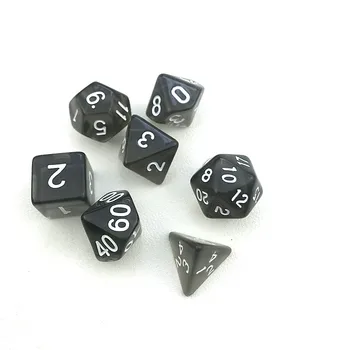 One set of 7 dice transparent double-sided D4 D6 D8 D10 D12 D20 magic party dice game set
One set of 7 dice transparent double-sided D4 D6 D8 D10 D12 D20 magic party dice game set