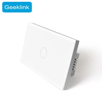 Geeklink Touch Switch 1 2 3 Gang US Smart Light Switch Wireless WiFi+IR+RF APP Remote Control work with Alexa Google Home
Geeklink Touch Switch 1 2 3 Gang US Smart Light Switch Wireless WiFi+IR+RF APP Remote Control work with Alexa Google Home