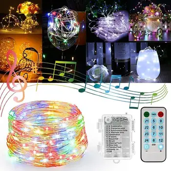 Battery Box Home Decoration Festival LED Fairy String Lights Lamp String Creative Beautiful Music Lights String Celebration
Battery Box Home Decoration Festival LED Fairy String Lights Lamp String Creative Beautiful Music Lights String Celebration
