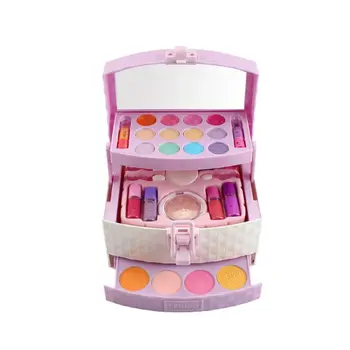 Princess Makeup Toys Set Non-Toxic Pretend Play Cosmetic Case with Mirror Training Toy for Girls Birthday Gift
Princess Makeup Toys Set Non-Toxic Pretend Play Cosmetic Case with Mirror Training Toy for Girls Birthday Gift