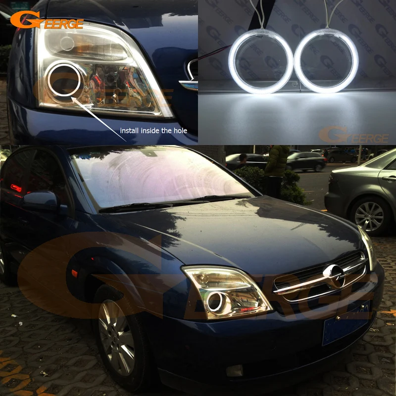 Для Opel Vectra C 2002 2003 2004 предлицевая сторона отличный ультра яркий CCFL ангельские