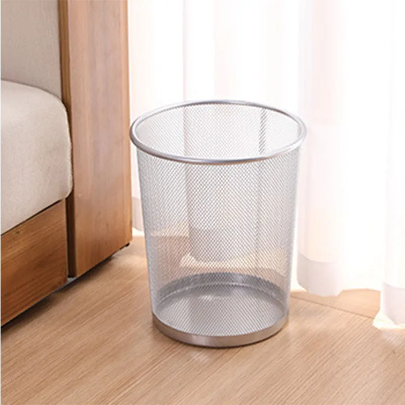 Metal Mesh Round Trash Can Wrought Iron Trash Can Kitchen Storage Bucket Creative Home Office Without Cover Tash
Metal Mesh Round Trash Can Wrought Iron Trash Can Kitchen Storage Bucket Creative Home Office Without Cover Tash