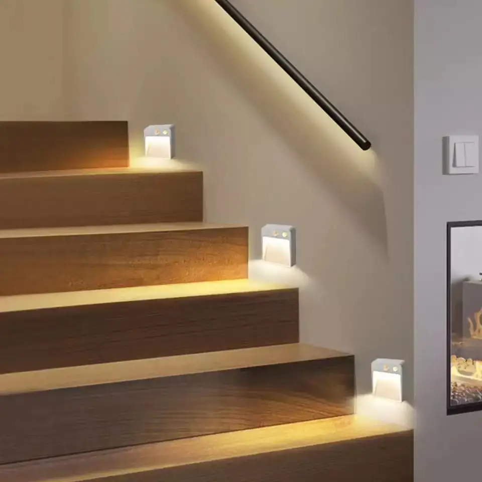 Motion Sensor Wall Lamp Battery Power Wall Lights Stairs LED Light Corridor Aisle LED Night Indoor Lighting For Doorway
Motion Sensor Wall Lamp Battery Power Wall Lights Stairs LED Light Corridor Aisle LED Night Indoor Lighting For Doorway
