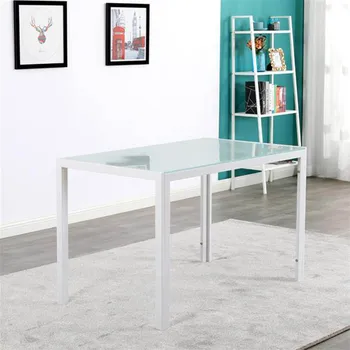 Dinner Table Modern Simple Assembled Tempered Glass & Iron Dinner Table Dining Rooms Cafes Kitchen Room Home Furniture White
Dinner Table Modern Simple Assembled Tempered Glass & Iron Dinner Table Dining Rooms Cafes Kitchen Room Home Furniture White