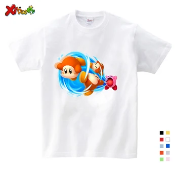 2019 Cute Kirby Girl T Shirt Game Kids T-shirts Kirby Star Allies Characters Children Summer Tops Boy Cartoon Anime Pink Pattern 
2019 Cute Kirby Girl T Shirt Game Kids T-shirts Kirby Star Allies Characters Children Summer Tops Boy Cartoon Anime Pink Pattern