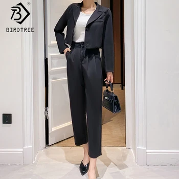2020 Spring New Women's Suits Office Lady Blazer Tops And Pant Notched Long Sleeve Pockets Fashion Two Pieces Set S01216O
2020 Spring New Women's Suits Office Lady Blazer Tops And Pant Notched Long Sleeve Pockets Fashion Two Pieces Set S01216O