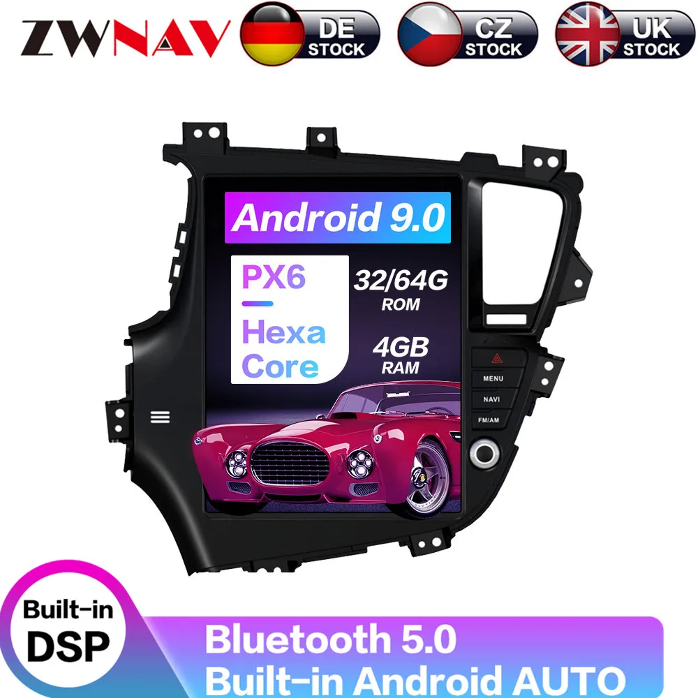 Android 9 PX6 4+64G DSP Carplay Vertical Tesla Radio Car Multimedia Player Stereo GPS Navigation For KIA Optima/KIA K5 2010-2013
Android 9 PX6 4+64G DSP Carplay Vertical Tesla Radio Car Multimedia Player Stereo GPS Navigation For KIA Optima/KIA K5 2010-2013