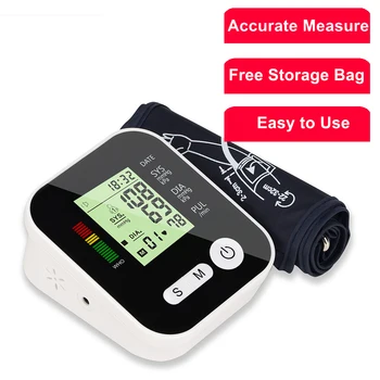 Arm Blood Pressure Monitor Tonometer Medical Equipment LCD Apparatus for Measuring Pressure Heart Beat Meter Machine Monitor 
Arm Blood Pressure Monitor Tonometer Medical Equipment LCD Apparatus for Measuring Pressure Heart Beat Meter Machine Monitor