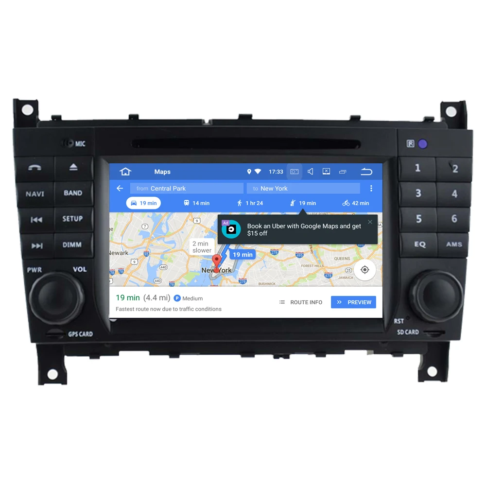 Автомобильный мультимедийный плеер RoverOne для Mercedes W203 W209 W219 W467 Android 10 Восьмиядерный