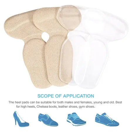 2Pairs Silicone Shoe Back Heel Inserts Insoles Gel Pad Cushion Grip Liner High heels leather shoes heel stickers Ant grind feet
2Pairs Silicone Shoe Back Heel Inserts Insoles Gel Pad Cushion Grip Liner High heels leather shoes heel stickers Ant grind feet