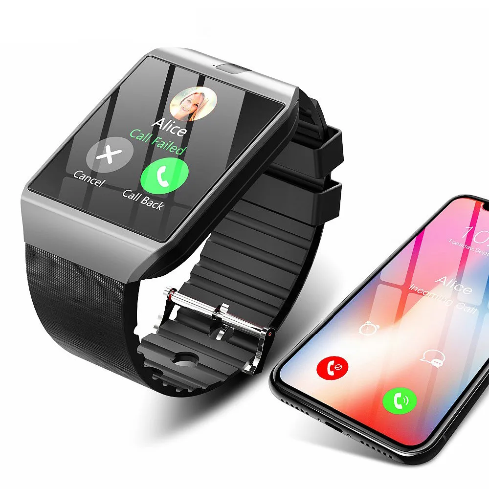 New Bluetooth Smart Watch DZ09 for Apple Watch with Camera 2G SIM TF Card Slot Smartwatch Phone for Android IPhone Russia Good
New Bluetooth Smart Watch DZ09 for Apple Watch with Camera 2G SIM TF Card Slot Smartwatch Phone for Android IPhone Russia Good