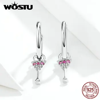 WOSTU Romantic Wine Cups Drop Earrings 925 Sterling Silver Zircon Earring For Women Wedding Engagement Jewelry FIE742 
WOSTU Romantic Wine Cups Drop Earrings 925 Sterling Silver Zircon Earring For Women Wedding Engagement Jewelry FIE742