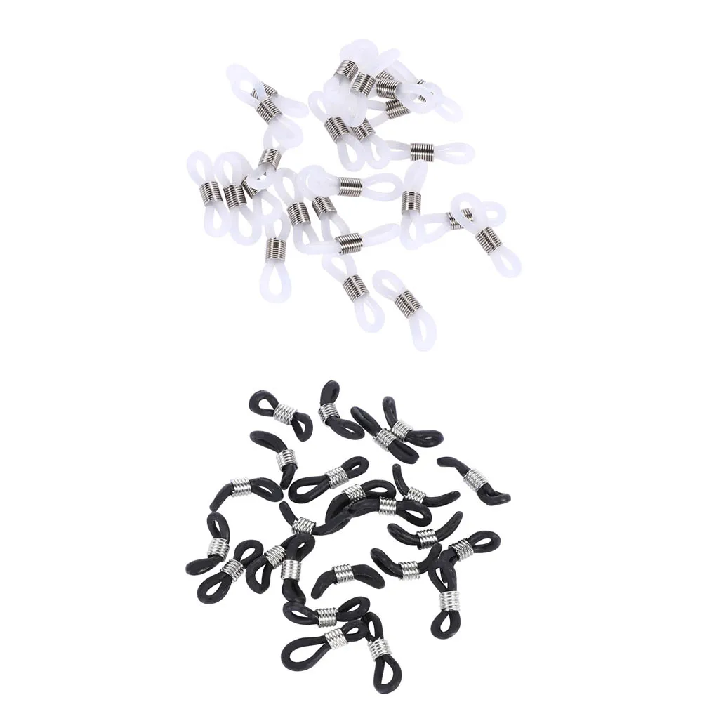 25 Pcs Eyeglasses Sunglasses Spectacle Chain Rope Holder Strap Rubber Loop End Eye Glasses Retainer End Loop Connector DIY
25 Pcs Eyeglasses Sunglasses Spectacle Chain Rope Holder Strap Rubber Loop End Eye Glasses Retainer End Loop Connector DIY
