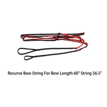 Recurve bowstring for bow length 60" string length 56.5" Hunting Shooting Accessories
Recurve bowstring for bow length 60" string length 56.5" Hunting Shooting Accessories