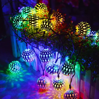 20LEDs Bar Solar String Lights Moroccan Ball Orb Outdoor Waterproof Yard Bedroom
20LEDs Bar Solar String Lights Moroccan Ball Orb Outdoor Waterproof Yard Bedroom