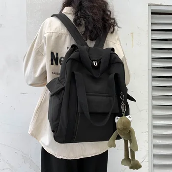 Backpack Women's New Style Fashion Korean-style Versatile Campus High School College Student School Bag Casual Travel Nylon 
Backpack Women's New Style Fashion Korean-style Versatile Campus High School College Student School Bag Casual Travel Nylon