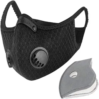 Reusable Dust Mask with Double Breathing Valve Rechangable Activated Carbon PM2.5 Filter Anti-pollution Respirator
Reusable Dust Mask with Double Breathing Valve Rechangable Activated Carbon PM2.5 Filter Anti-pollution Respirator