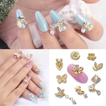 Pipatian 10Pcs Butterfly Nail Stickers Golden Metal Accessories Ins Hot Earring Making Glue on Pearl Decoration Hairpin Making
Pipatian 10Pcs Butterfly Nail Stickers Golden Metal Accessories Ins Hot Earring Making Glue on Pearl Decoration Hairpin Making