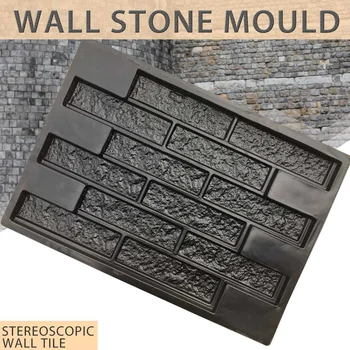 New Decorative Plastic Molds Concrete NEW DESIGN Plaster Garden House Wall Stone Tiles Stone Mold Cement Bricks Maker Mould 69*4
New Decorative Plastic Molds Concrete NEW DESIGN Plaster Garden House Wall Stone Tiles Stone Mold Cement Bricks Maker Mould 69*4