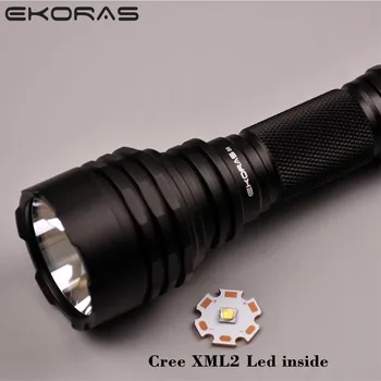LED Flashlight torch lantern фонарик lanterna Ekoras C8+ with XML LED,copper DTP board and ar-coated inside,new firmware 
LED Flashlight torch lantern фонарик lanterna Ekoras C8+ with XML LED,copper DTP board and ar-coated inside,new firmware