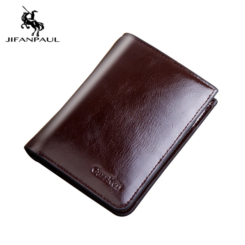 JIFANPAUL 2020 New Men's short zipper wallet oil wax leather button wallet men retro factory US dollar clip multi card position
JIFANPAUL 2020 New Men's short zipper wallet oil wax leather button wallet men retro factory US dollar clip multi card position