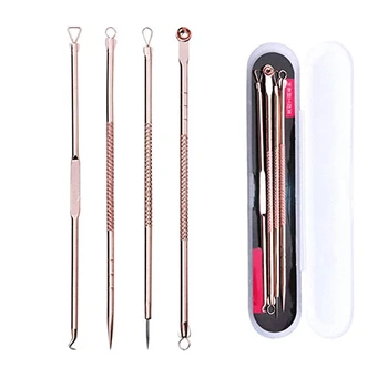 4 Pcs/Set Stainless Steel Acne Needle Portable Multi-function Blackhead Remover Tool Kits
4 Pcs/Set Stainless Steel Acne Needle Portable Multi-function Blackhead Remover Tool Kits