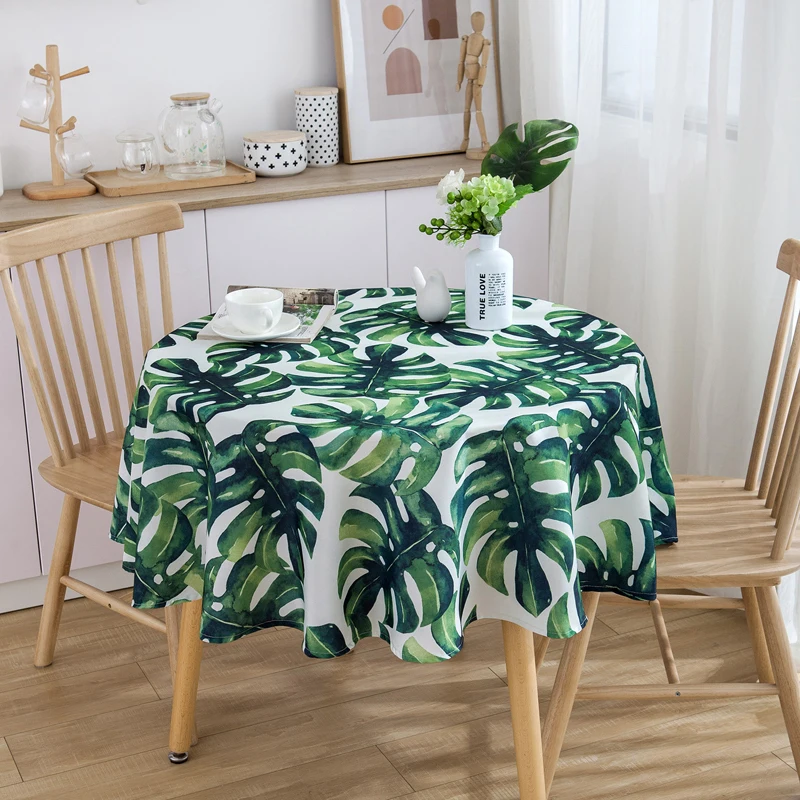 Tropical Plant Pattern Table Cloth Round Tablecloth Nappe Table Cover Party Wedding Table Cloth for Home Table Mantel Home Decor
Tropical Plant Pattern Table Cloth Round Tablecloth Nappe Table Cover Party Wedding Table Cloth for Home Table Mantel Home Decor