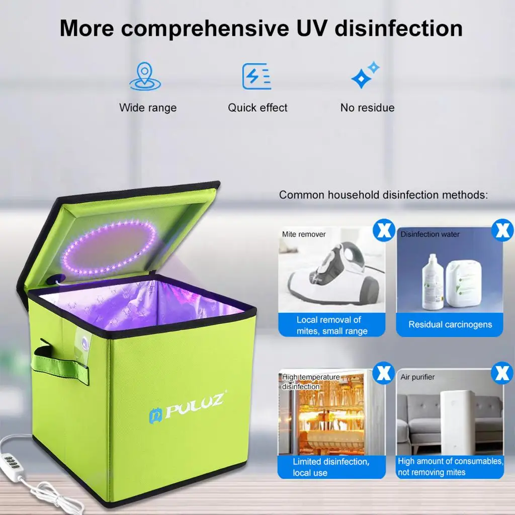UVC LED Ultraviolet Sterilizer Box Anti Bacteria UV Sterilazation Machine for Nail Comestic Tools Jewelry Glasses Underwears UVC LED Ultraviolet Sterilizer Box Anti Bacteria UV Sterilazation Machine for Nail Comestic Tools Jewelry Glasses Underwears