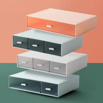 Drawer Desk Storage Box Plastic Multi-layer Document Sundries Holder Makeup Box Mini Jewelry Cabinet Organizer Containers
Drawer Desk Storage Box Plastic Multi-layer Document Sundries Holder Makeup Box Mini Jewelry Cabinet Organizer Containers