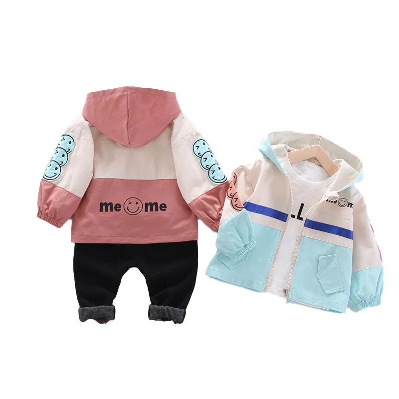 Spring Autumn Children Fashion Clothes Baby Boys Girls Letter Hooded Jacket T Shirt Pants Kids Infant Clothing Toddler Tracksuit
Spring Autumn Children Fashion Clothes Baby Boys Girls Letter Hooded Jacket T Shirt Pants Kids Infant Clothing Toddler Tracksuit