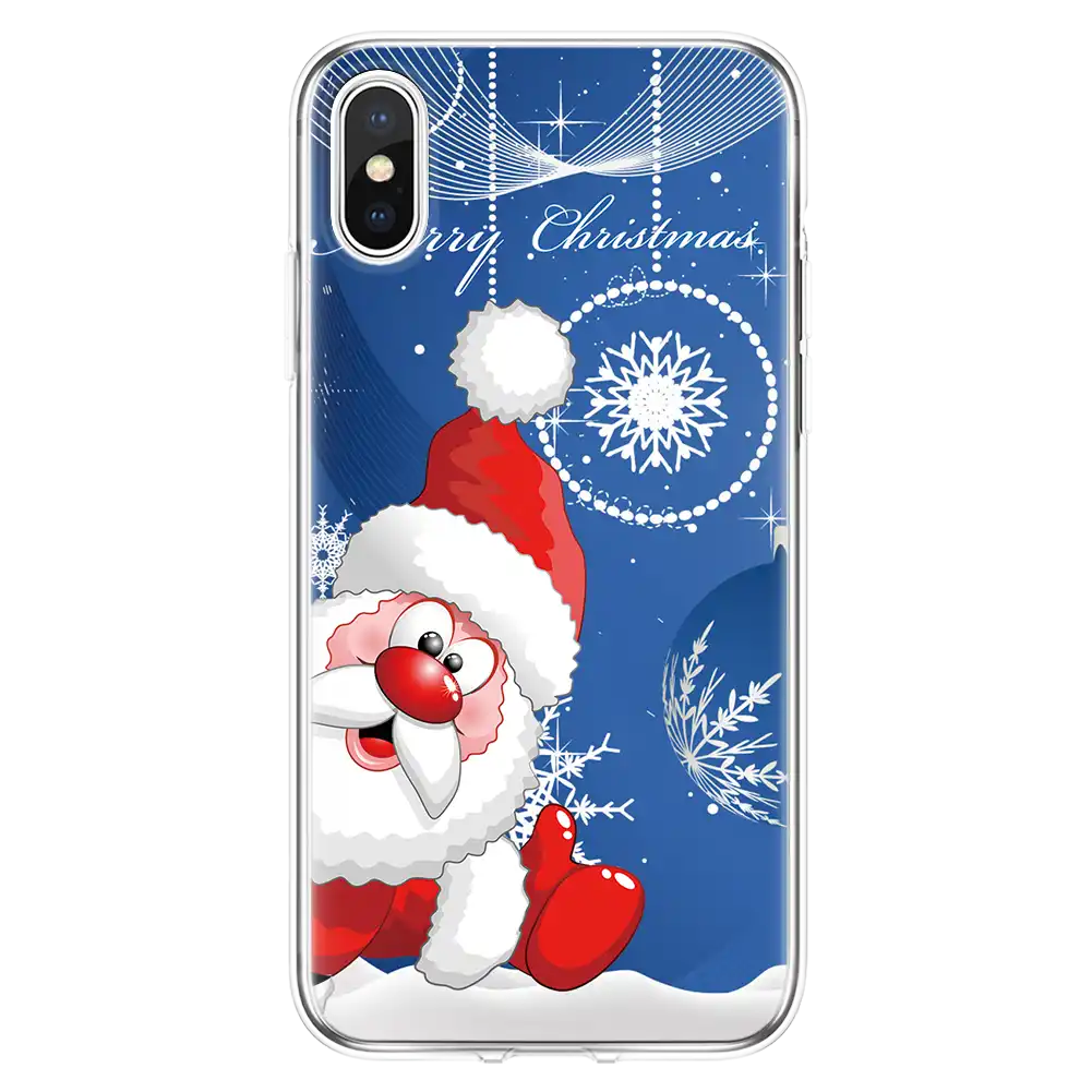 christmas cartoon elk bear snowman case for iphone 11 pro xs max
