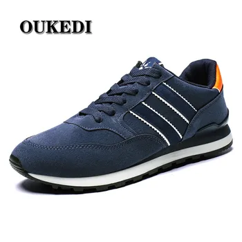 Men's Genuine leather sneakers Breathable casual shoes non-slip outdoor walking shoes light weight Rubber sole lace-up 
Men's Genuine leather sneakers Breathable casual shoes non-slip outdoor walking shoes light weight Rubber sole lace-up