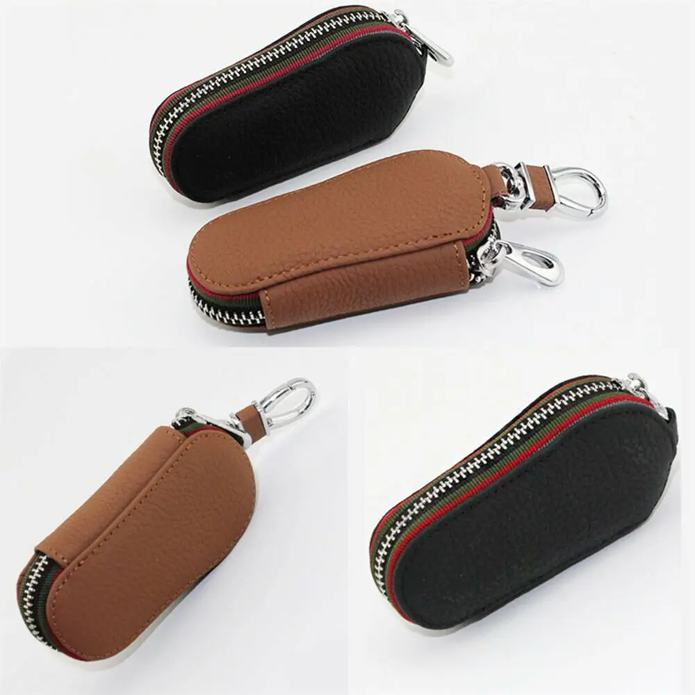 Boutique Cowhide Key Holder Case Leather Keychains Pouch Bag Car Key Wallet Storage Bags
Boutique Cowhide Key Holder Case Leather Keychains Pouch Bag Car Key Wallet Storage Bags