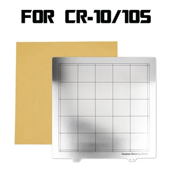 Hot Bed Platform Printing Panel 300*300mm Steel Plate + Magnetic Stickers + PEI For CR-10/10S Bed Platform Printing Panel
Hot Bed Platform Printing Panel 300*300mm Steel Plate + Magnetic Stickers + PEI For CR-10/10S Bed Platform Printing Panel