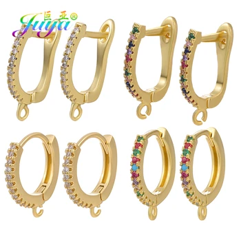 Juya Handmade Earrings Accessories Supplies Gold/Silver Color Earring Hooks Clasps For DIY Fine Earrings Jewelry Making Material
Juya Handmade Earrings Accessories Supplies Gold/Silver Color Earring Hooks Clasps For DIY Fine Earrings Jewelry Making Material