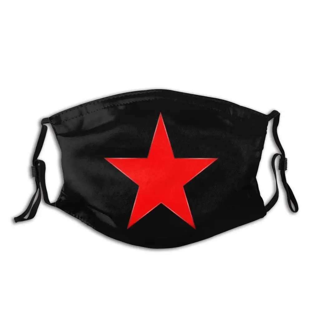 

Red Star Funny Cool Cloth Mask Red Star Superhero Sci Fi Science Fiction Syfy Political Party Government Military Symbol Emblem