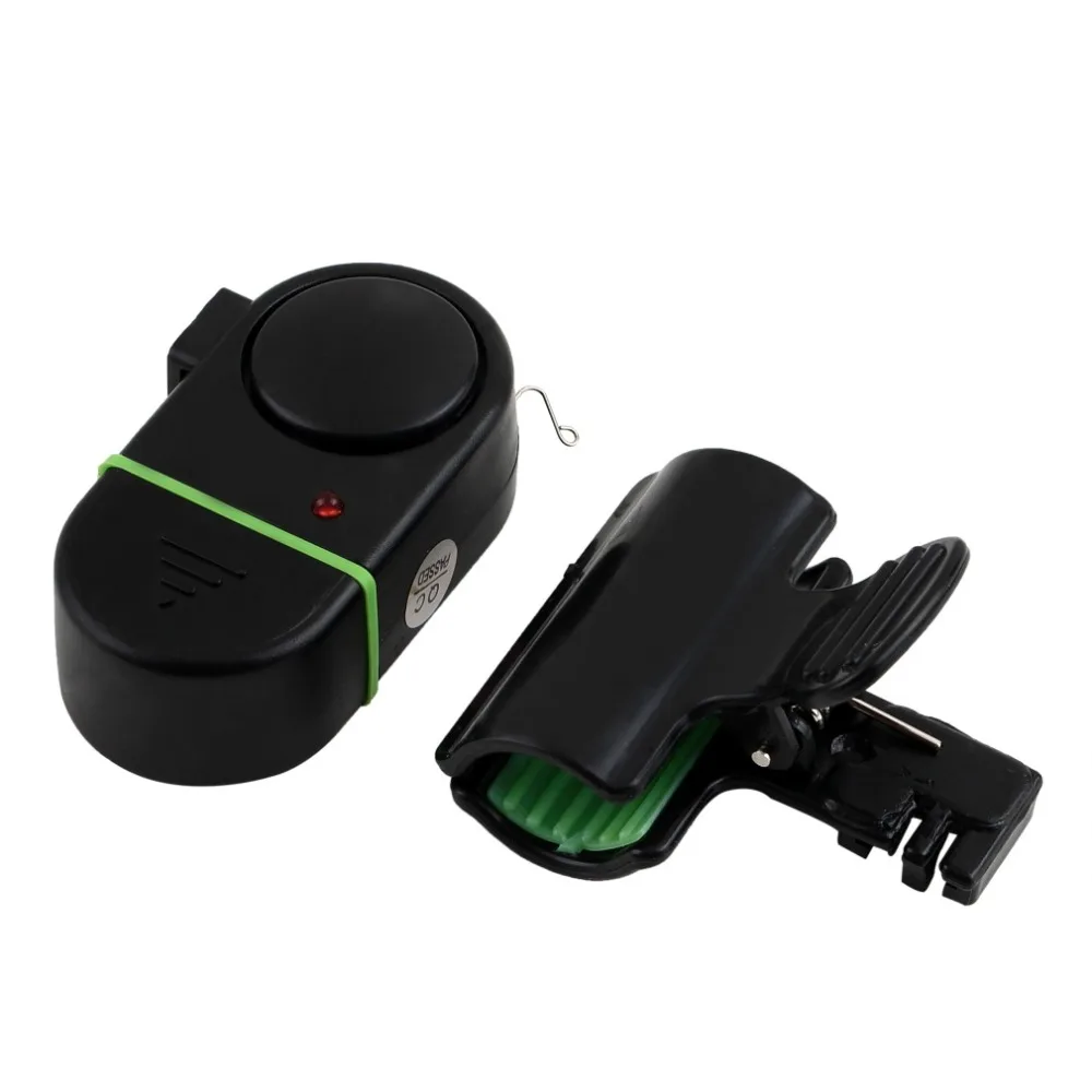 Electronic Bite Fish Strike Sound Alarm Sensor Bell Clip-On Fishing Rod Pole Tackle W/ LED Light with 3*AG-13 Button Cell Black
Electronic Bite Fish Strike Sound Alarm Sensor Bell Clip-On Fishing Rod Pole Tackle W/ LED Light with 3*AG-13 Button Cell Black