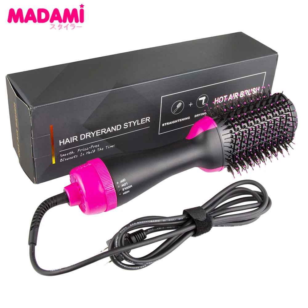 Hair Straightening Comb Volumizer Electric Blow Dryer Hot Air Brush Negative Ion Straightener Curler
Hair Straightening Comb Volumizer Electric Blow Dryer Hot Air Brush Negative Ion Straightener Curler