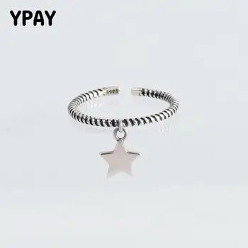 YPAY Vintage Star Dangle Open Finger Rings for Ladies Women Prevent Allergy 925 Sterling Silver Toe Ring Fine Jewelry YMR366
YPAY Vintage Star Dangle Open Finger Rings for Ladies Women Prevent Allergy 925 Sterling Silver Toe Ring Fine Jewelry YMR366
