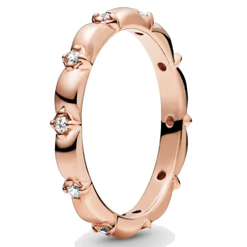 Authentic 925 Sterling Silver Ring Rose Flower Petals Band Ring With Crystal For Women Wedding Party Gift Fine Europe Jewelry
Authentic 925 Sterling Silver Ring Rose Flower Petals Band Ring With Crystal For Women Wedding Party Gift Fine Europe Jewelry