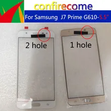 Écran tactile de remplacement LCD, pour Samsung Galaxy J7 Prime G610F G610 SM-G610F SM-G610F/DS, lentille extérieure en verre, 10 pièces/lot=