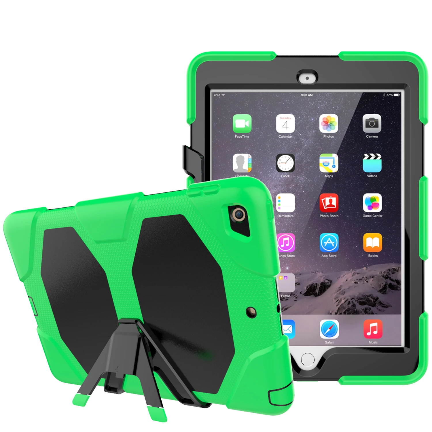 Shockproof Hard Case for ipad 5th 6th with Removable Kickstand Heavy Duty Silicone Table Cover for iPad air 2 pro 9.7inch
Shockproof Hard Case for ipad 5th 6th with Removable Kickstand Heavy Duty Silicone Table Cover for iPad air 2 pro 9.7inch