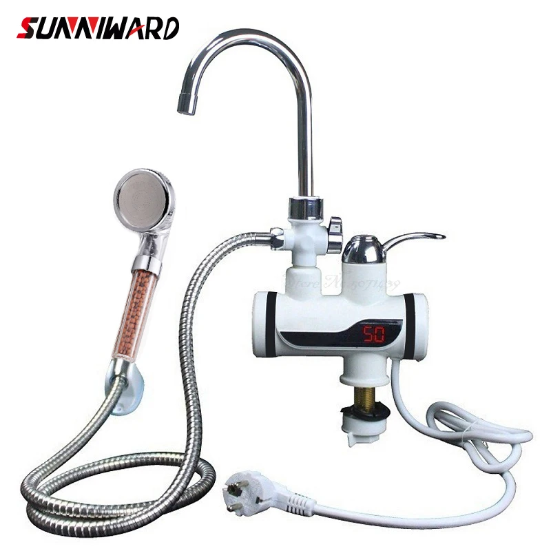 Water Heater 3000w Bathroom Faucet Electroheater Display Liquid Crystal Faucet Without Groove
Water Heater 3000w Bathroom Faucet Electroheater Display Liquid Crystal Faucet Without Groove