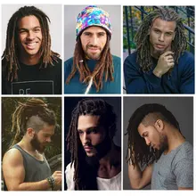 Dansama Short Dreads Crochet Braid Hair Handmade Dreadlocks Hair Extensions 12 Inch Reggae Synthetic Hair Braiding Hair For Men
Dansama Short Dreads Crochet Braid Hair Handmade Dreadlocks Hair Extensions 12 Inch Reggae Synthetic Hair Braiding Hair For Men