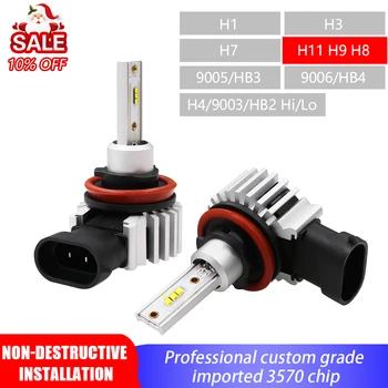 2pcs LED car headlight 72W H1 H11 H3 H7 H8 9005 HB3 9006 HB4 mini-shaped bulb 6000K automatic fog lamp super bright 12V /24V
2pcs LED car headlight 72W H1 H11 H3 H7 H8 9005 HB3 9006 HB4 mini-shaped bulb 6000K automatic fog lamp super bright 12V /24V
